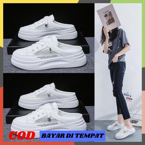 SS-SW311 Sepatu Selop Wanita Impor Sepatu Sneakers Nyaman Impor