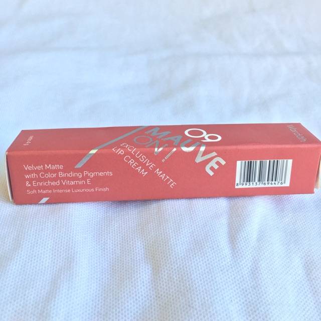 Wardah Exclusive Matte Lip Cream Mauve On