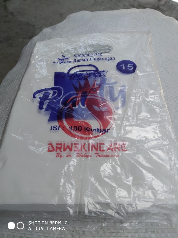 Plastik Sablon Hd Plong Ukuran 15x22 Isi 100 Pcs Free Desain
