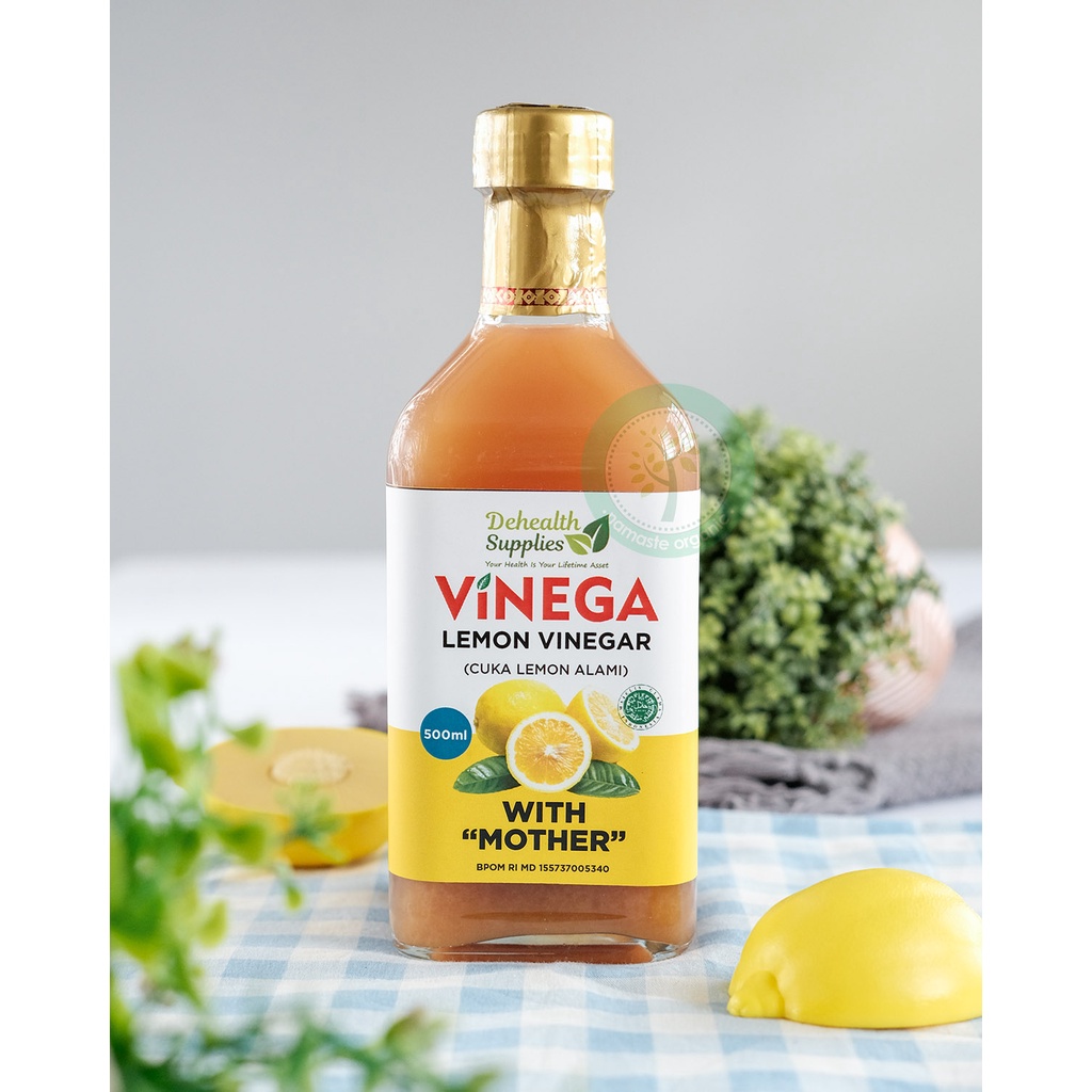 

DEHEALTH SUPPLIES - LEMON VINEGAR 500ML BOTOL KACA
