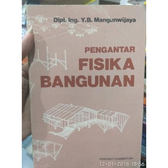 JUAL BUKU Fisika Bangunan . YB.Mangunwijaya