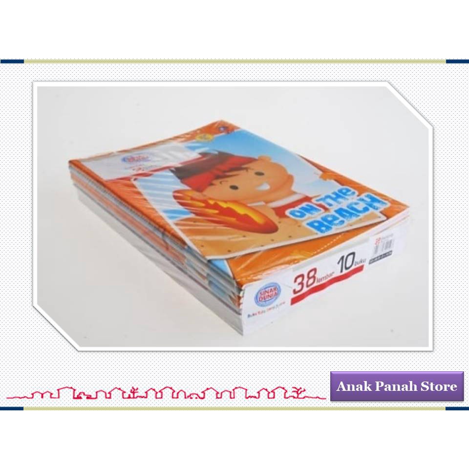 

Buku Tulis Isi 38 Lembar Merk Skola dari Sinar Dunia ( Isi 10 buku )
