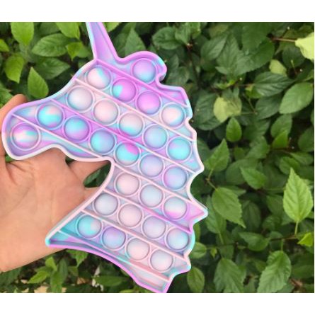 [Grosir] POP IT MURAH RAINBOW UNICORN fidget push Pop Its Fidget Toy Push bubble kids POPIT