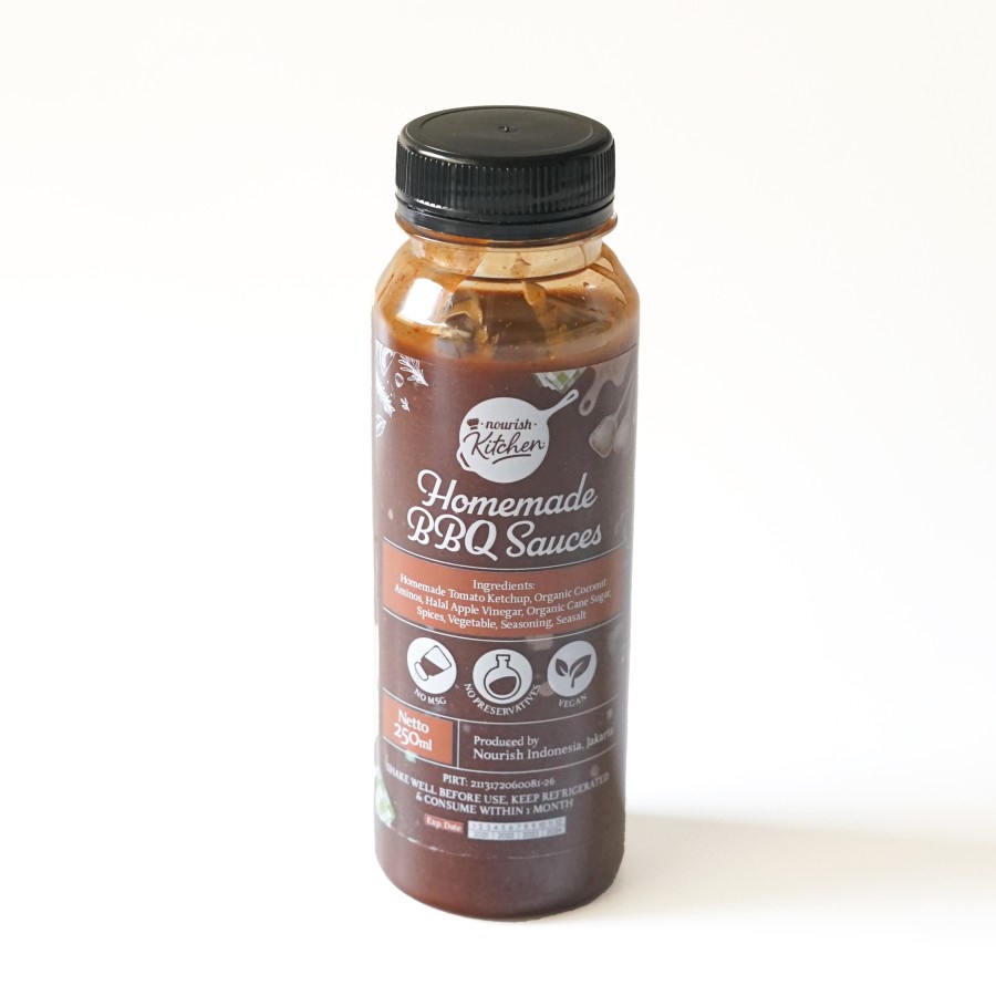 Homemade BBQ Saus (Saus Barbeque NO MSG) 250ml