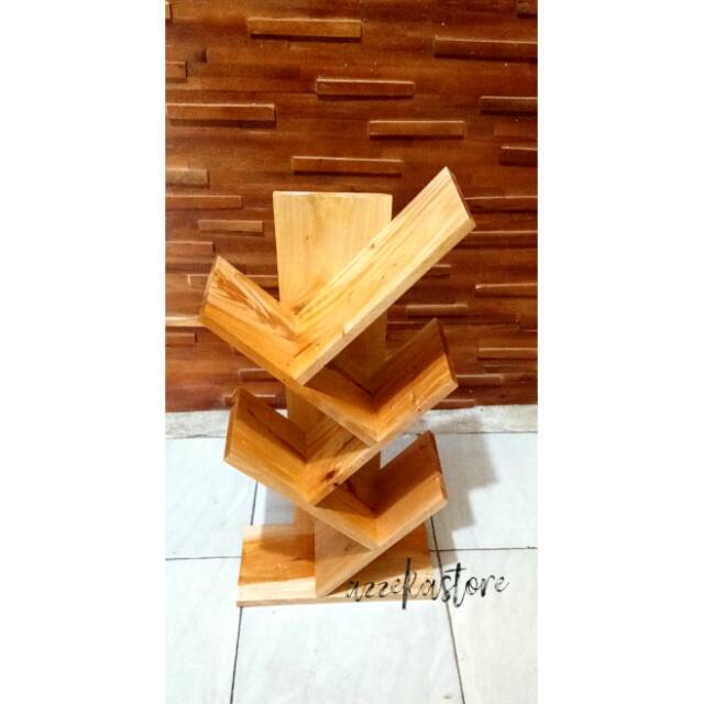 RAK BUKU/RAK BUKU MINIMALIS/RAK BUKU KAYU/RAK KAYU