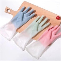 BISA BAYAR DITEMPAT Sarung tangan karet cuci piring anti air Sarung Tangan Cuci Piring Karet Latex Rubber Gloves Anti Air Multifungsi Sarung Tangan Cuci Piring Silikon Glove / Rubber Gloves / Sarung Tangan Latex Karet