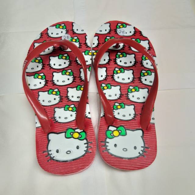 Sandal anak Hellokittty