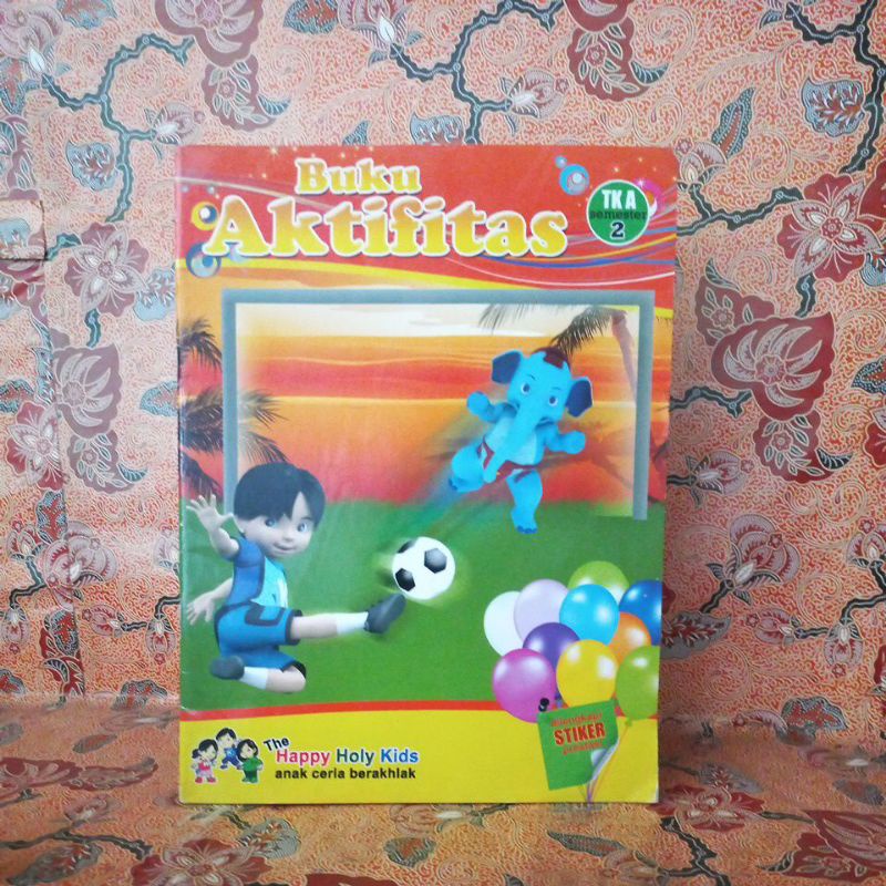 Buku Keterampilan Anak - Buku Aktifitas TK A Semester 2 (Dilengkapi Stiker Prestasi)