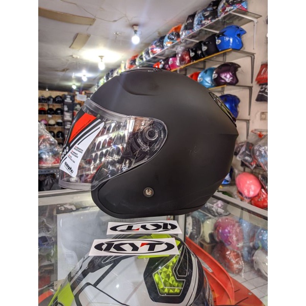 HELM DYR KYOTO HITAM DOF STANDAR FREE KYT