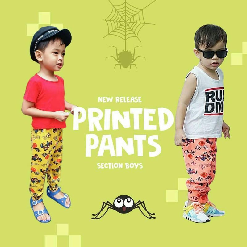 PRINTED PANTS JUMP.INC