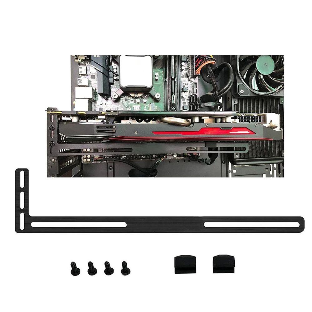 POPULAR Graphics Card Holder Aluminium Alloy Cooling Fan Mount Support Bracket Kartu Video Sag