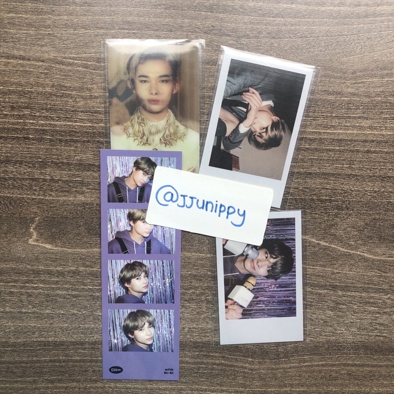 Photocard Official Ni-Ki Enhypen Lenti