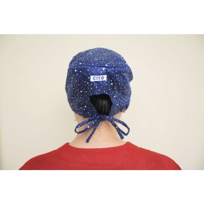 Head cap / head cap medis motif / surgical cap / topi dokter / topi operasi / topi perawat