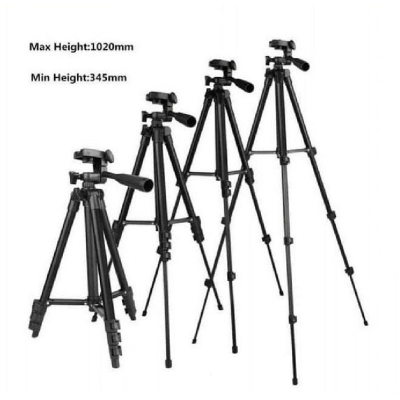 Weifeng Tripod 3110 - Tripod HP dan Kamera Universal + Free Holder U dan Tas Tripod Dudukan Kamera/T