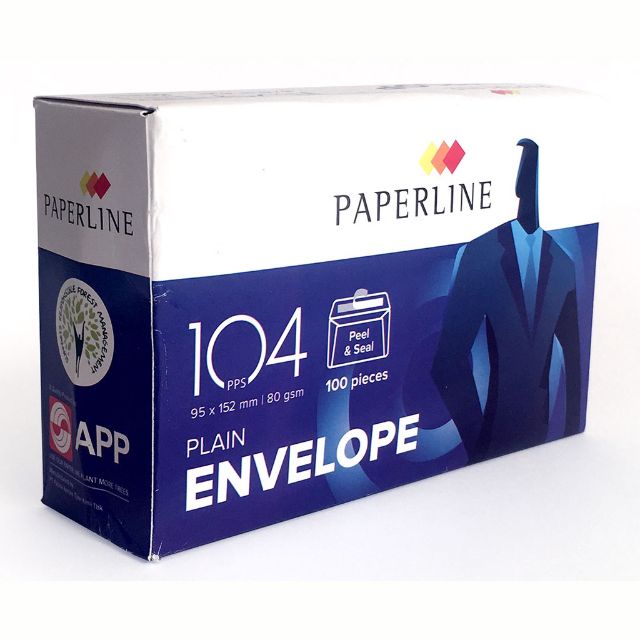 

amplop paperline buklet putih 95x152 mm