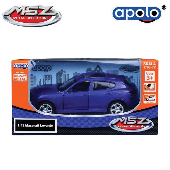 1:43 Maserati Levante Apolo MSZ Diecast Mobil Sport Mainan Anak