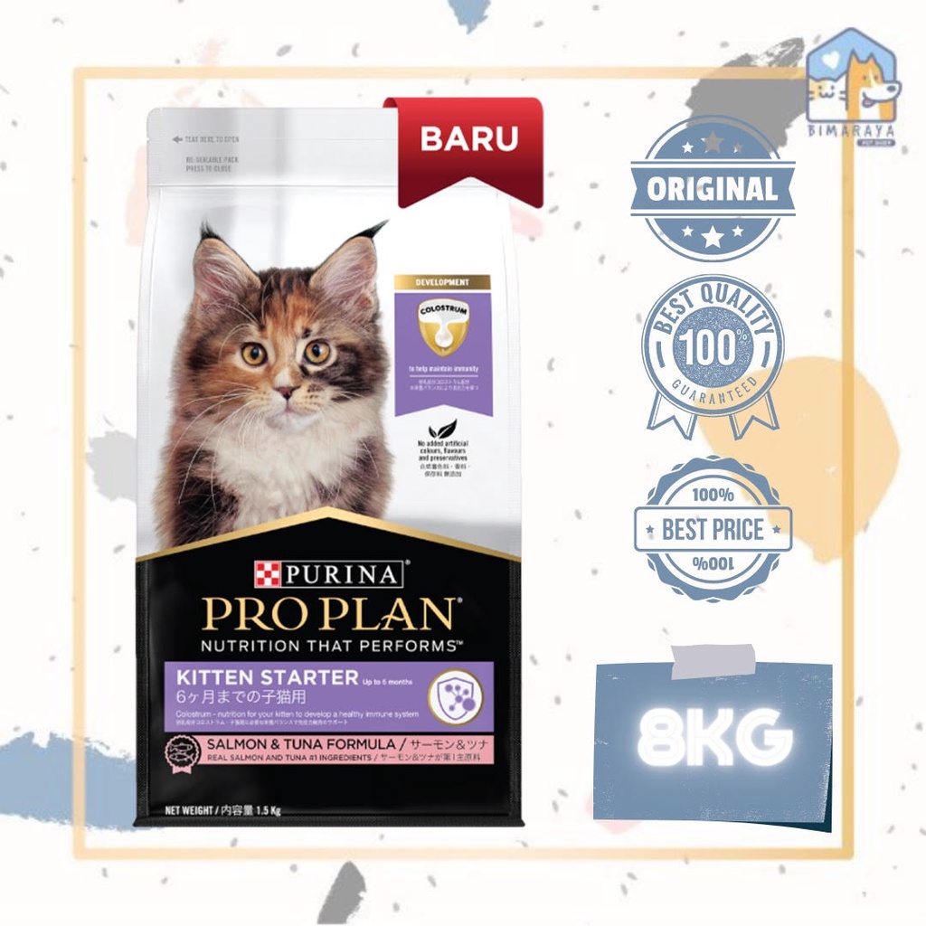 PROPLAN KITTEN STARTER SALMON &amp; TUNA 8KG FRESHPACK (KHUSUS EKSPEDISI)