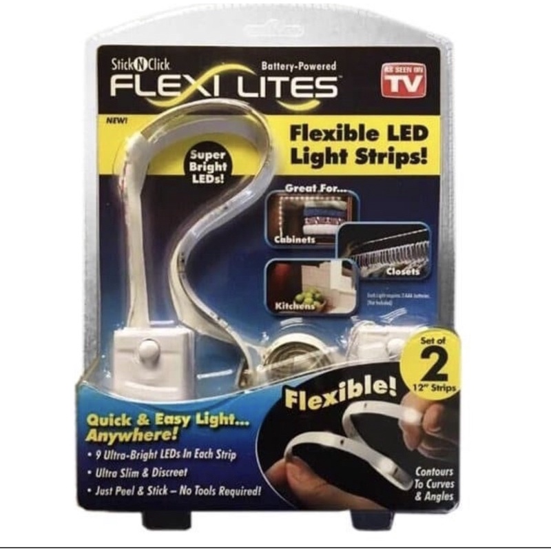 Lampu LED Strip Stick &amp; Click Flexi Lites - Lampu LEd Flexibel strip