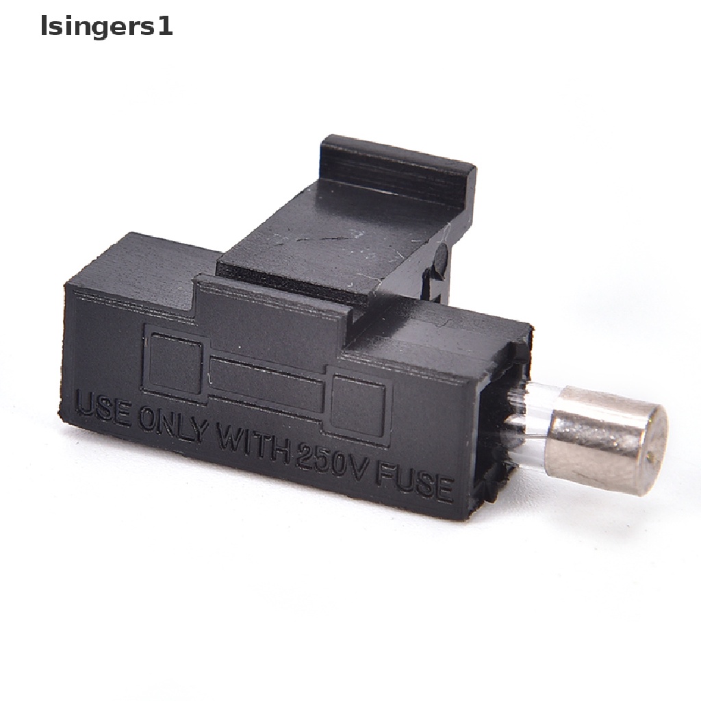 (lsingers1) Inlet Male 3-Pin AC Dengan Sekring Switch 10A 250V 3-Pin Plug Inlet AC 3 Pin Male