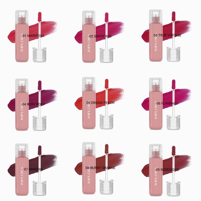 (READY) IMPLORA Jelly Tint Lip Tint Glossy