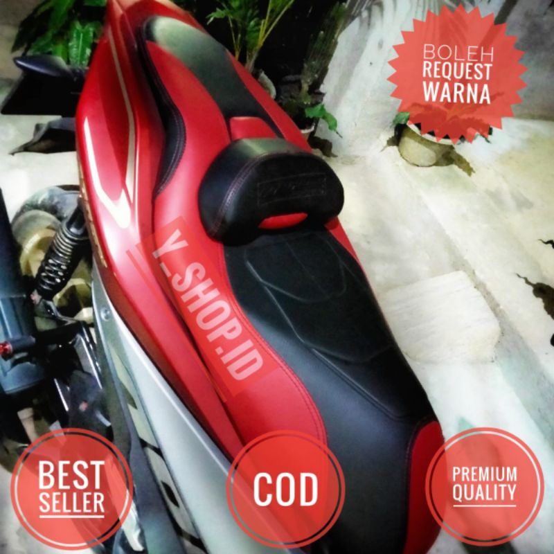 Cover Sarung Jok Modifikasi Yamaha Aerox Old 125 155 Aerox New 2021 2022 Berkualitas