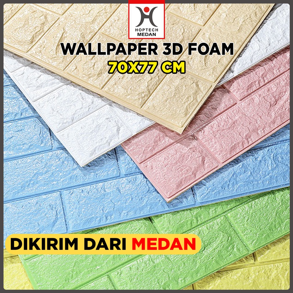 ALL IN ONE LINK - Wallpaper Dinding Foam Dekorasi Dinding Kamar Rumah Murah