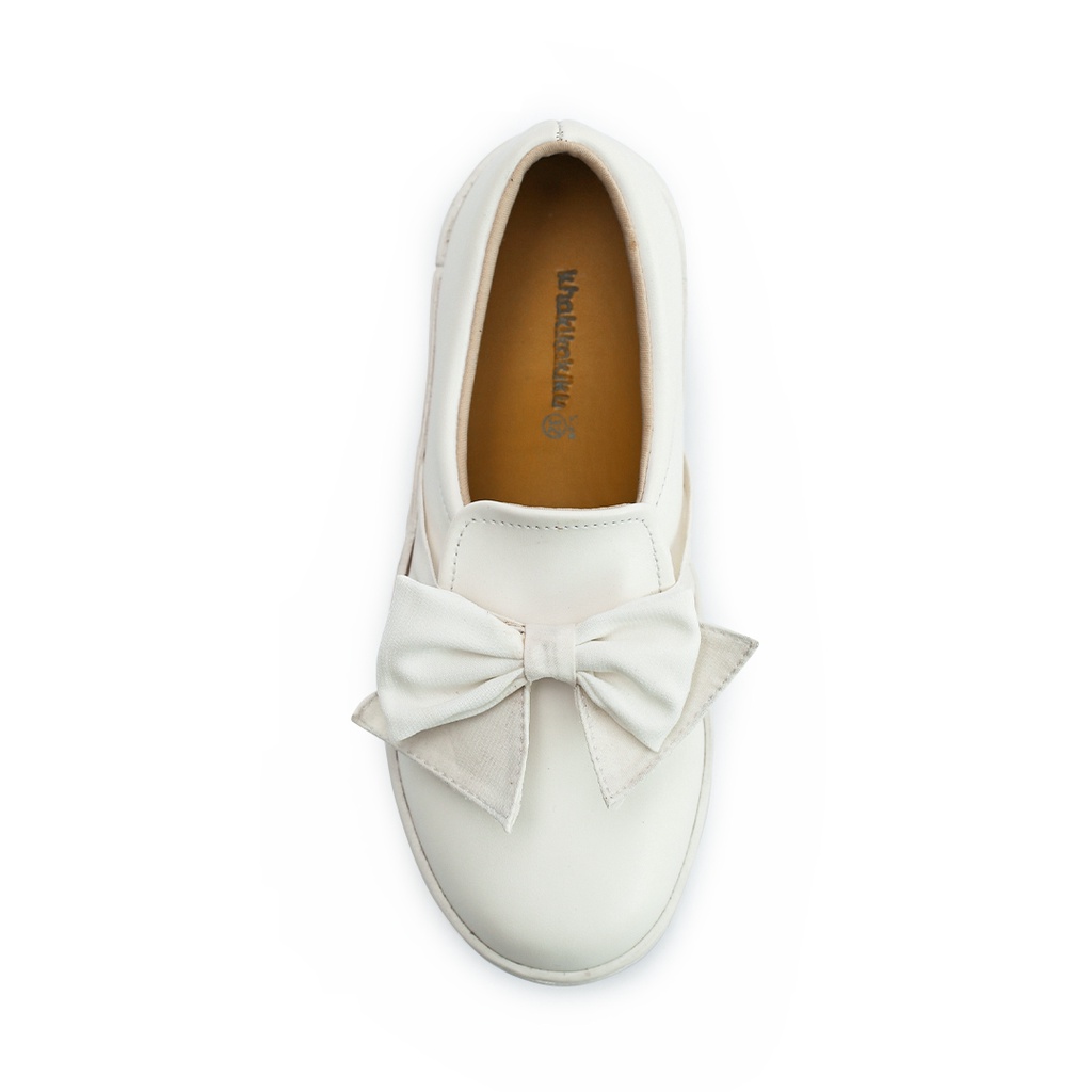 Khakikakiku Amora Slip On White Kids