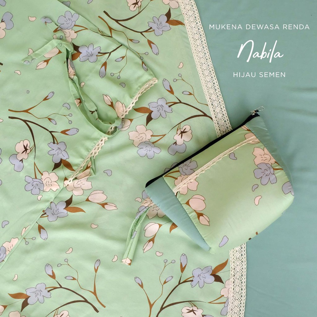 PUSAT MUKENA TASIK - MUKENA DEWASA RENDA RAYON NABILA