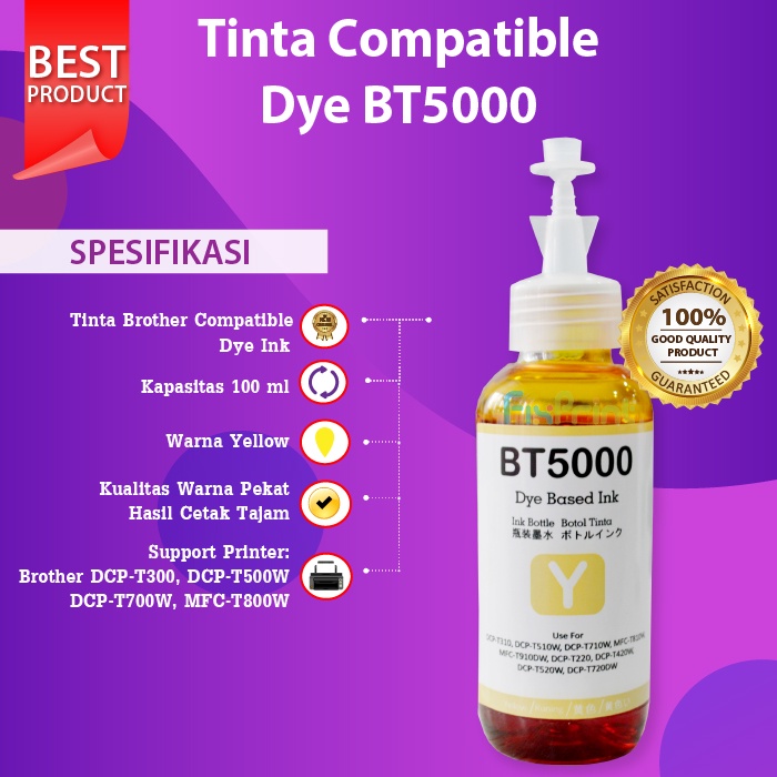 TINTA BROTHER T300 T500 T700 J100 J105 J200 J3520 J3720