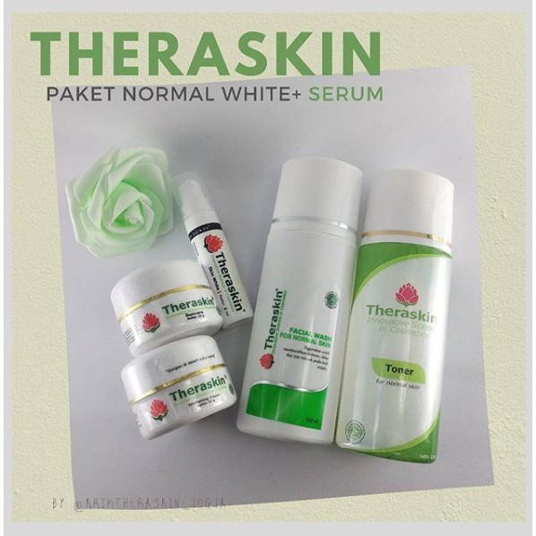 Theraskin Whitening Plus Serum Pencerah Kulit Wajah Plus Menyamarkan Flek Hitam Aman