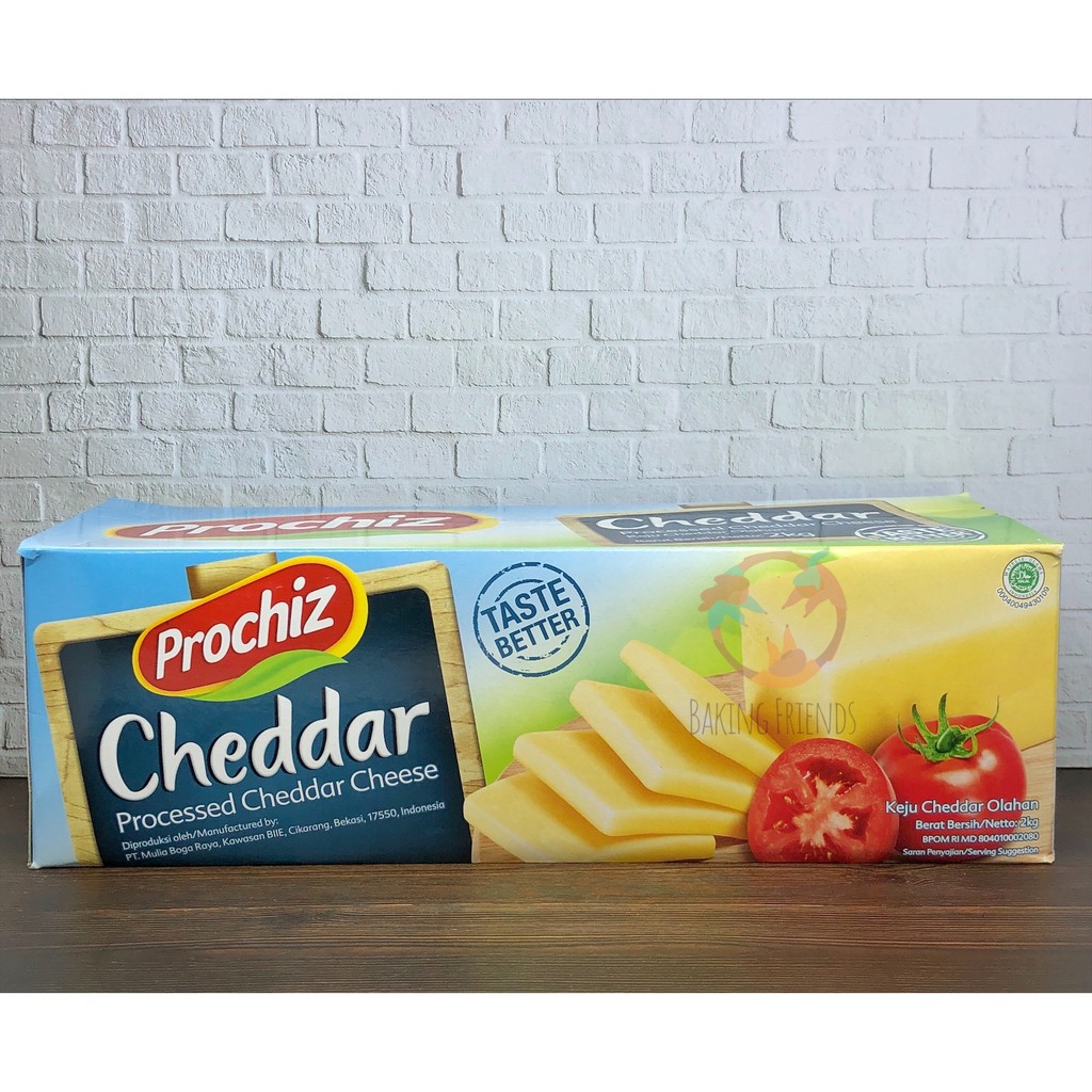 Cheddar Cheese Prochiz 2 Kg / Keju Cheddar Prochiz 2 Kg