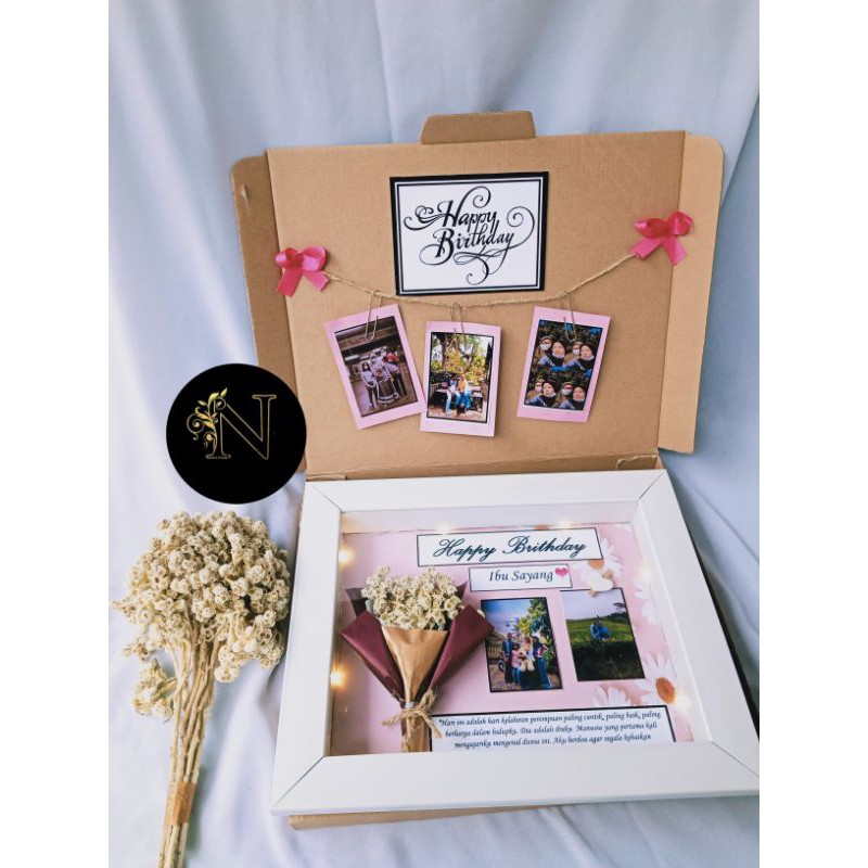 

Kotak Kado Ulang Tahun Hadiah Gift Birthday Box Hampers Wedding Paket DIY Kartu