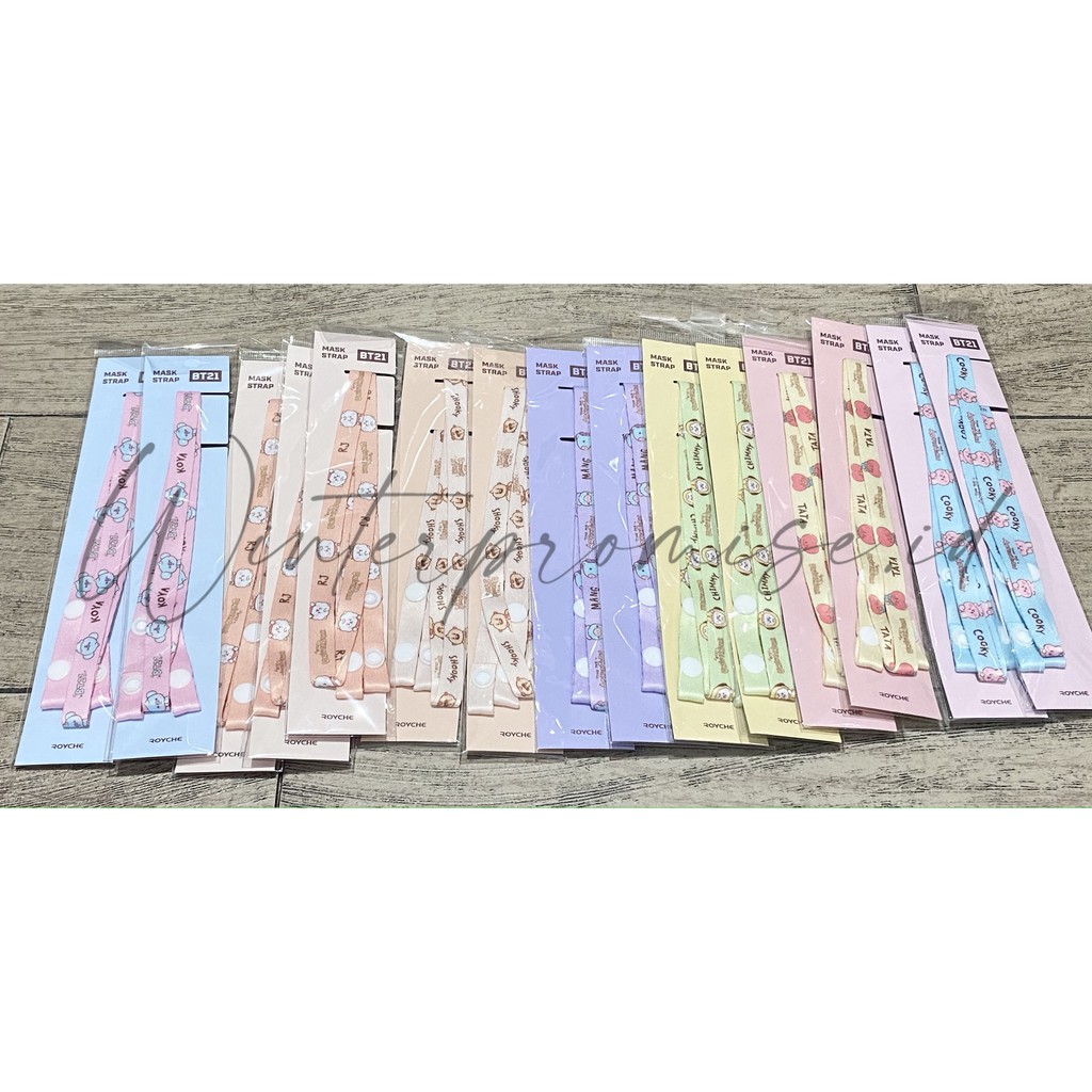 [Ready Stock] BT21 OFFICIAL MASK STRAP NECKLACE BAND