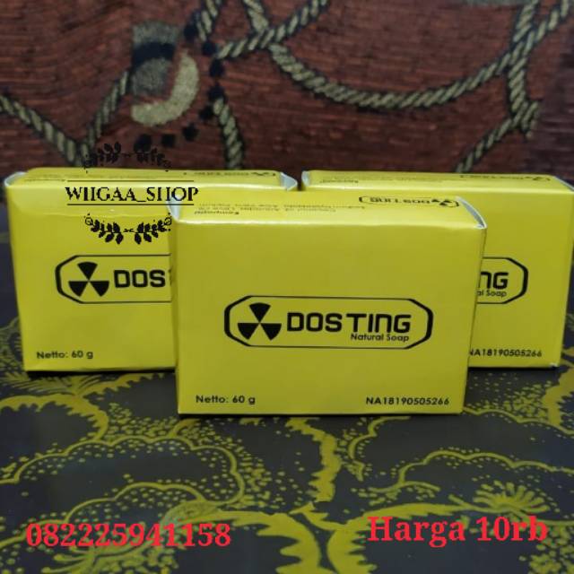 Sabun dosting bpom / sabun dosting original bpom / sabun dosting ori