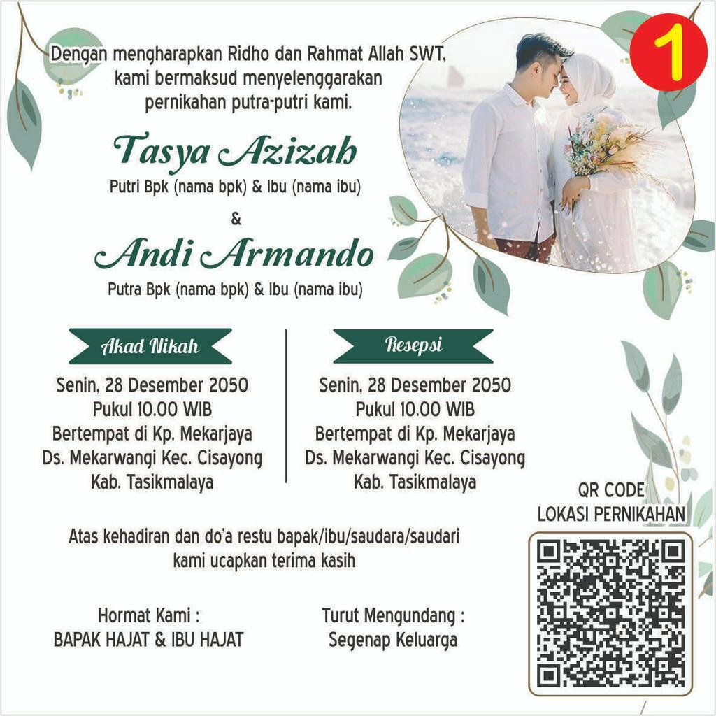 UNDANGAN BESEK/PUNJUNGAN/SOROGAN/TONJOKAN/KOPI/TASYAKURAN