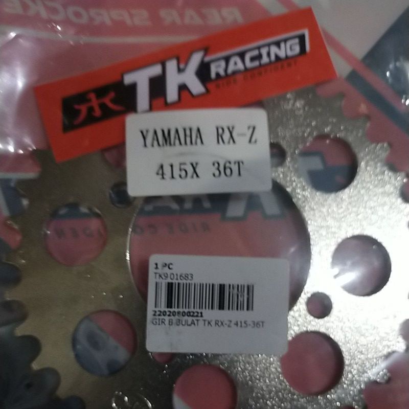 SSS RK TK 415 RX GEAR GER BELAKANG RXZ  JUPITER VEGA RX KING JUPITER Z VEGA R mx135 Ger tipis-TK 415.36