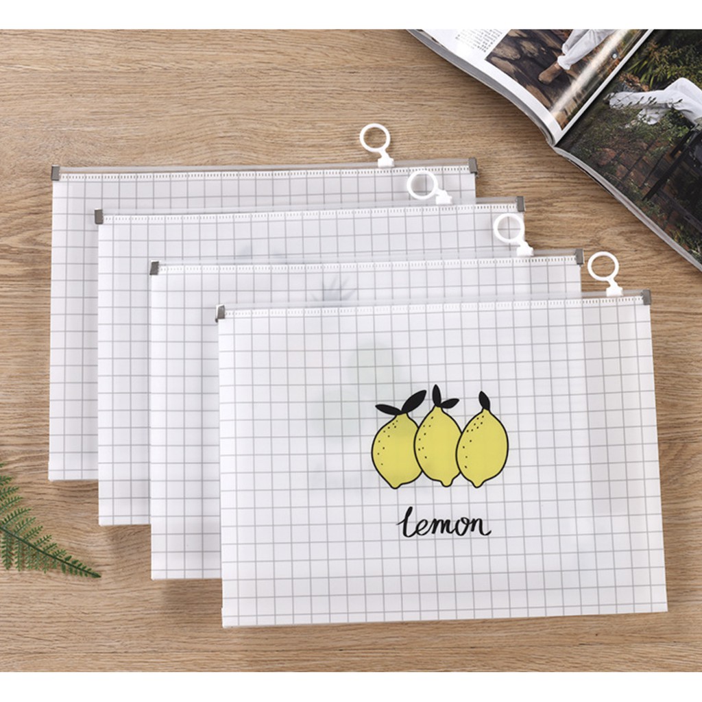 

Map A4 Zipper Buah, Buah Kotak, Kucing Bunga, Sakura, & Bulan