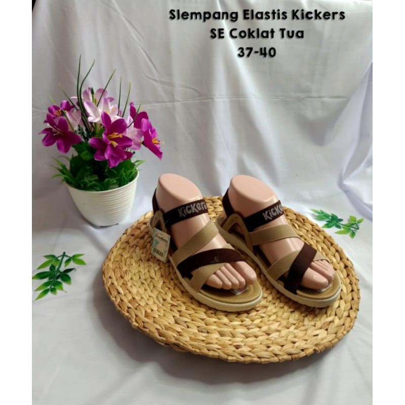 Sandal cewek slop karet S.E