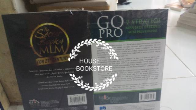 1 PAKET 2 BUKU MOTIVASI BEST SELLER GO PRO DAN THE SECREET BOOK OF MLM-1