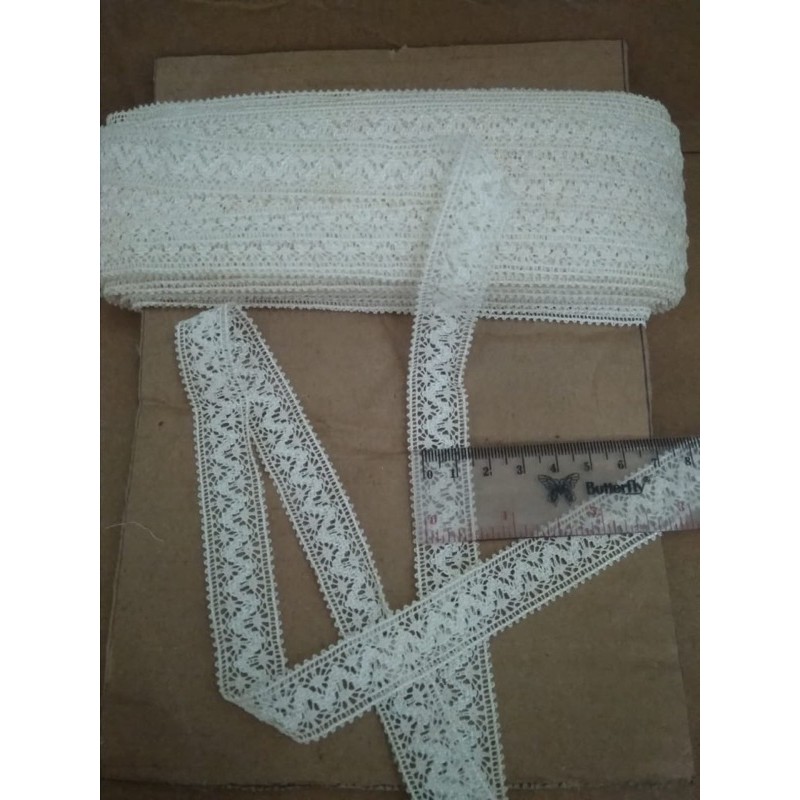 Renda Rajut Lebar 1-2cm