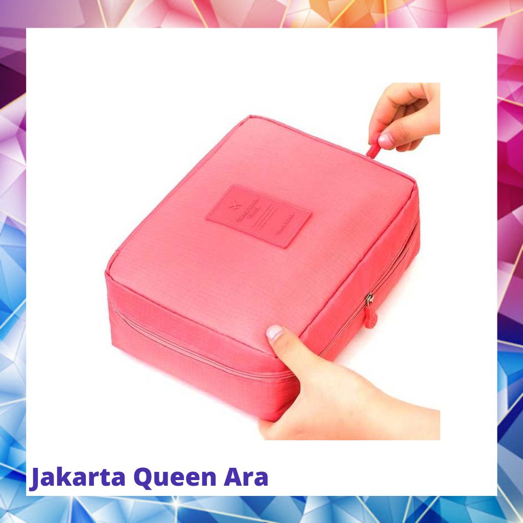 Cassiey Tas Travel Bag in Bag Organizer untuk Kosmetik Sabun - XZ-801