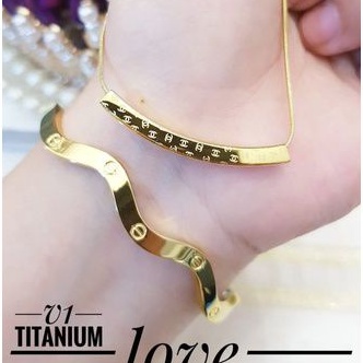 TiTanium set gelang kalung E49