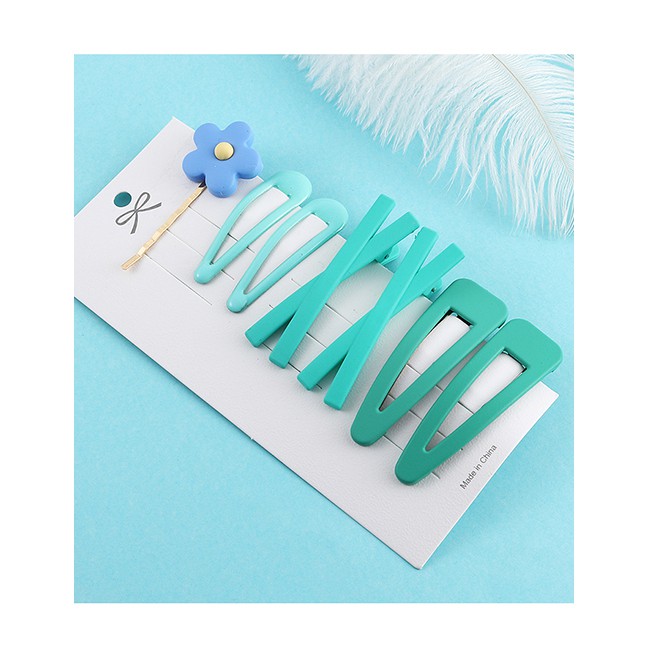 LRC Jepit Rambut Fashion Flower Matte Hair Clip Set Y61658
