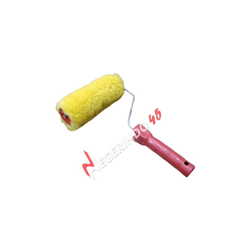 Kuas roll kuning 6&quot; / kuas roll fiber kuning / gagang kuas roll kuning 6 inch teson sunbrand starbrand