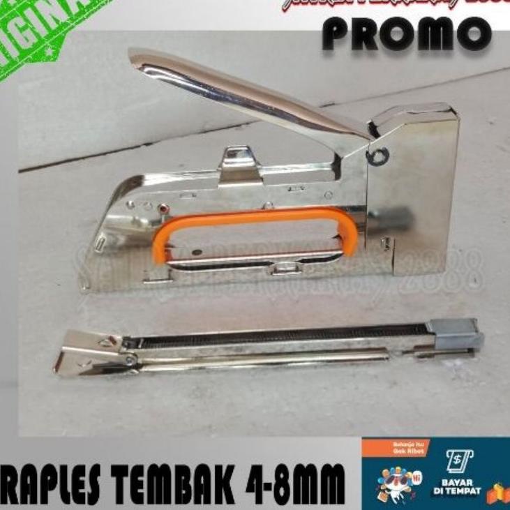 

Special - FREED Paket Stapler Tembak dan isi refil refill 6 - 8mm / Cekrekan / Stepler Motor / Pengokot / Hekter Gun Tacker / Staples Sofa, Staples Jok TERMURAH .,
