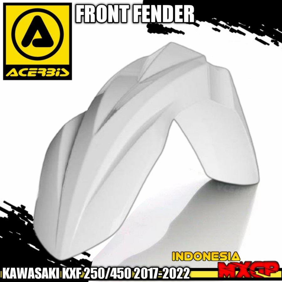 KAWASAKI KX - KXF 250 450 E F X XC 2017 2018 2019 2020 2021 2022 2023 2024 2025 - ACERBIS Front Fend