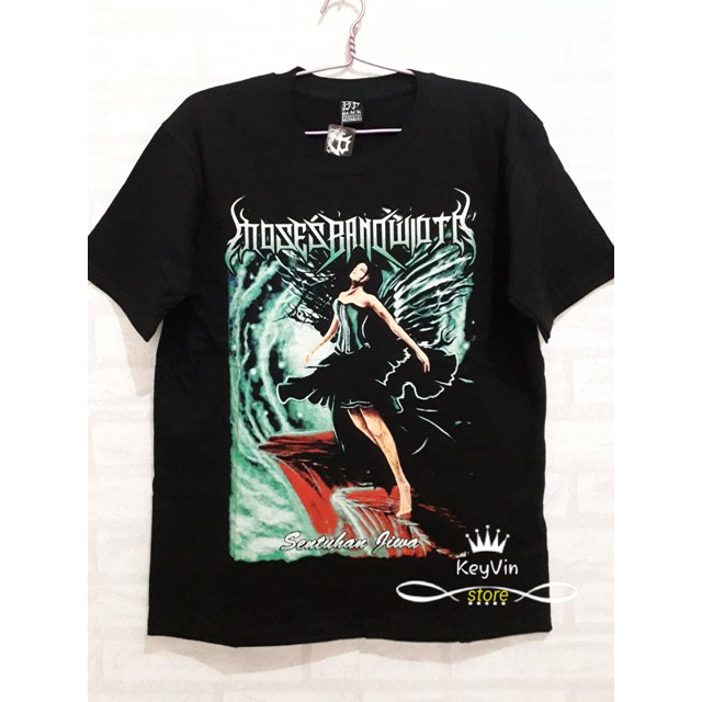 Kaos Distro Metal / Moses BandWidth / Sentuhan Jiwa / T-Shirt Metal / Keyvin store
