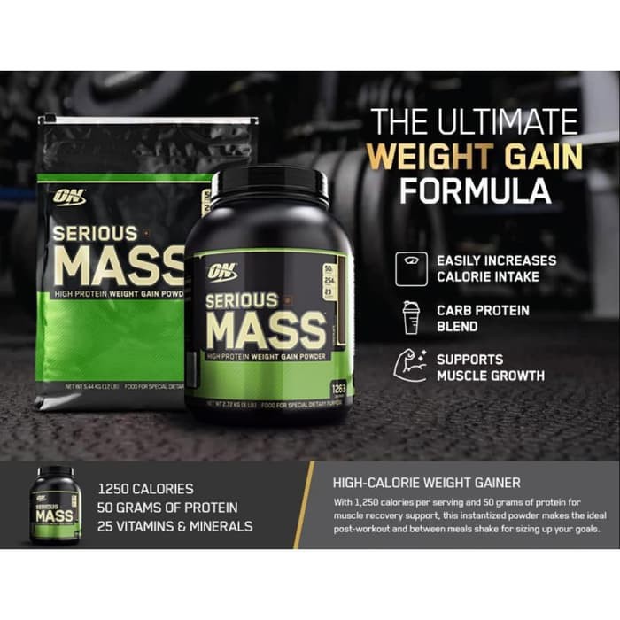 Paling Laris On Optimum Nutrition Serious Mass Protein Shopee Indonesia