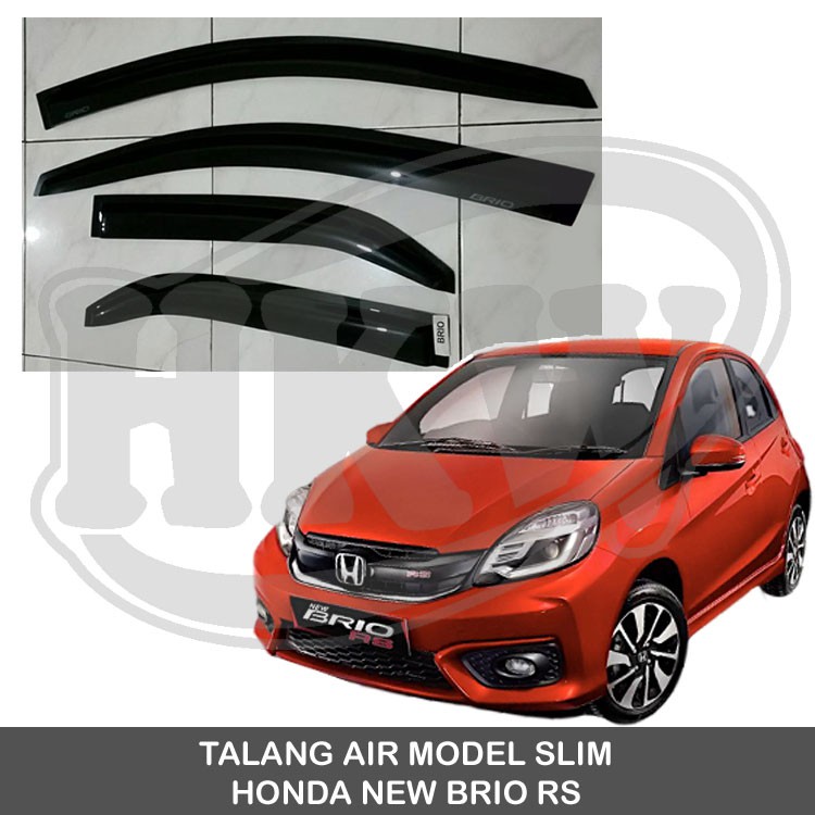 Talang Air Side Visor Model Slim Mobil New Brio Rs