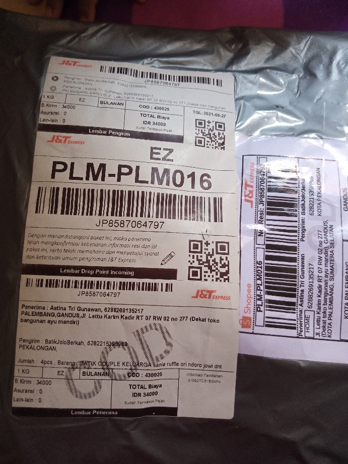 Batik Couple Keluarga Sania Ruffle Ori Ndoro Jowi Dnt Motif Cibulan Ungu